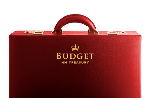HM Treasury Budget briefcase